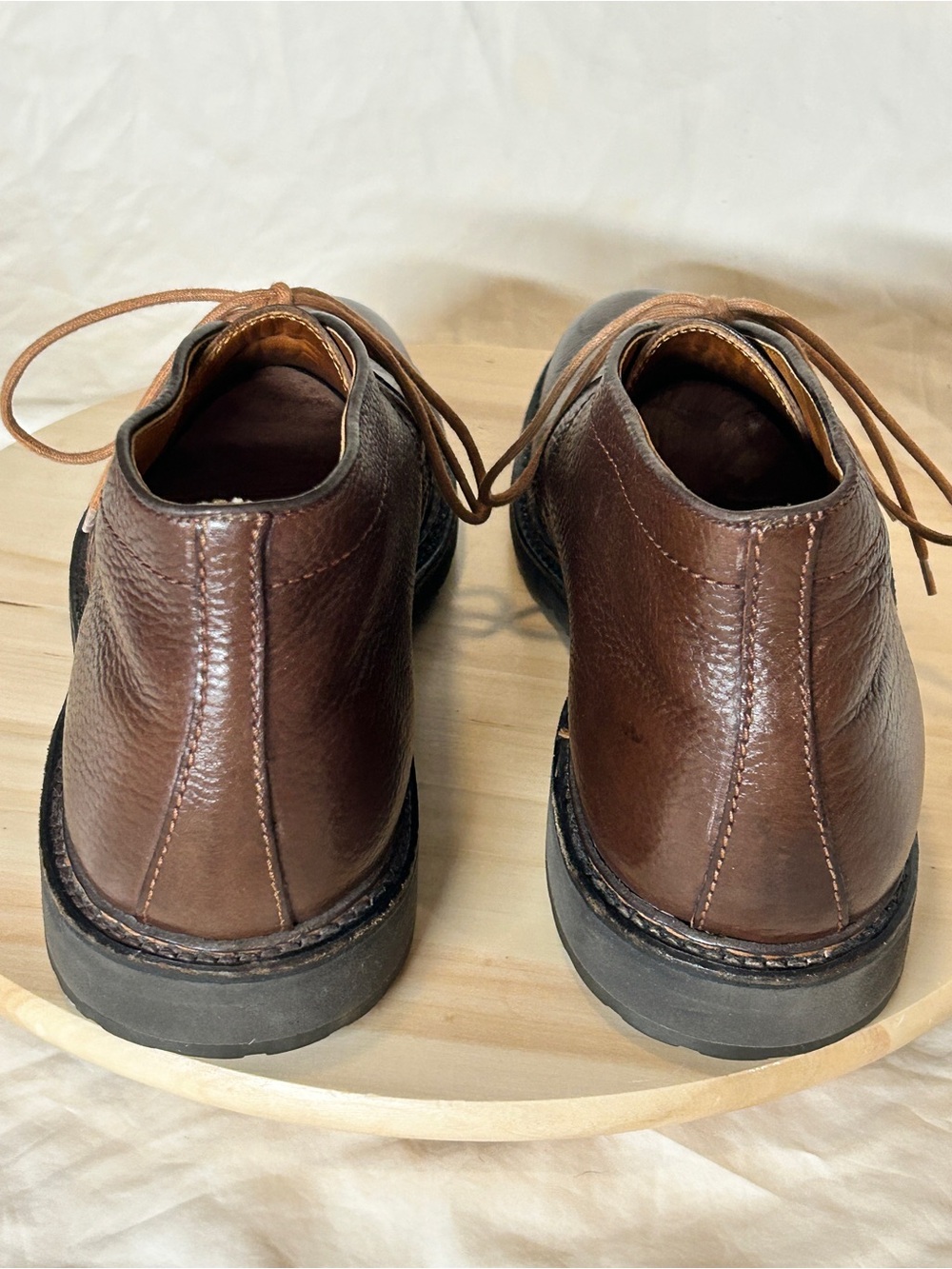 Alden Men’s Brown Leather Chukka Lace-Up Round Toe Dress Boots 11.5 B/D - Picture 4 of 12